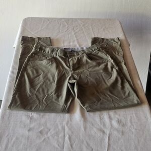 Puma Olive and Gray Pants